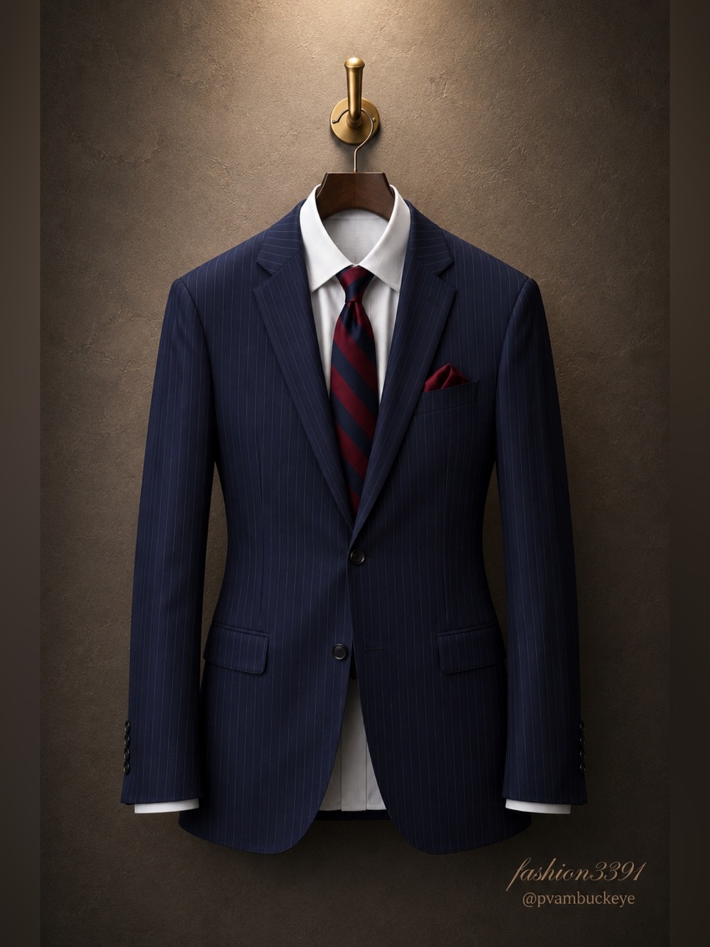 Brooks Brothers Explorer Regent Fit Navy Blue Pinstripe Wool Jacket Blazer 48R